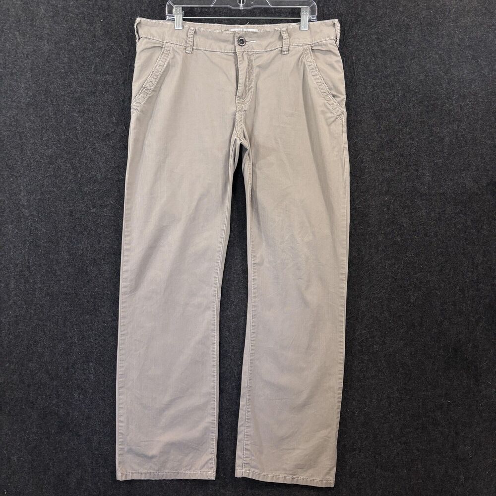 BKE Carter Casuals Pants Men's 34x32 Khaki Chino Relaxed Straight Leg Casual